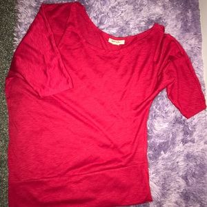 Off the shoulder dress shirt